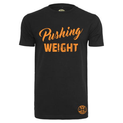 Heren fitness t shirt oranje