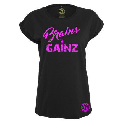 dames fitness t shirt roze
